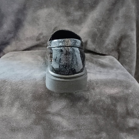 Art Class Celia Glitter Slip-On Loafers Black Onyx - Girls Size 3 - Picture 6 of 16